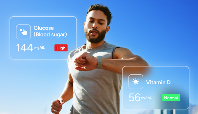 Lab testing for markers like glucose and vitamin D can give you a baseline 
